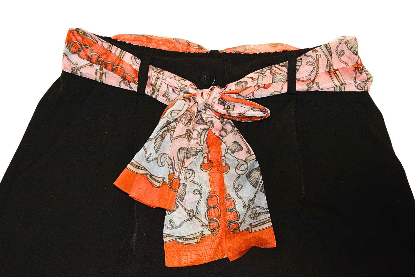 Shorts cinta foulard