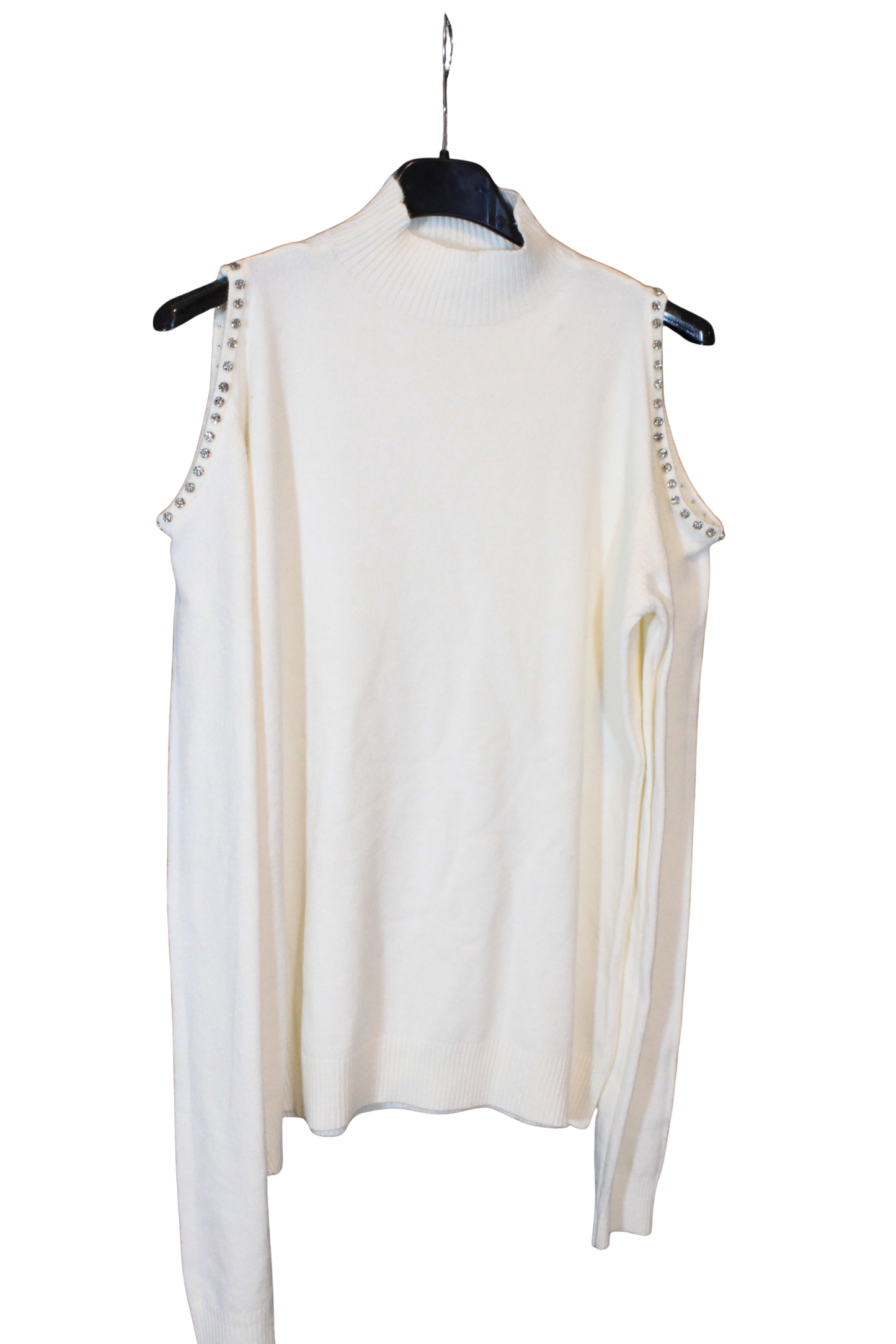 Maglione donna con spalle brillanti – comodo e chic - shoulder shine