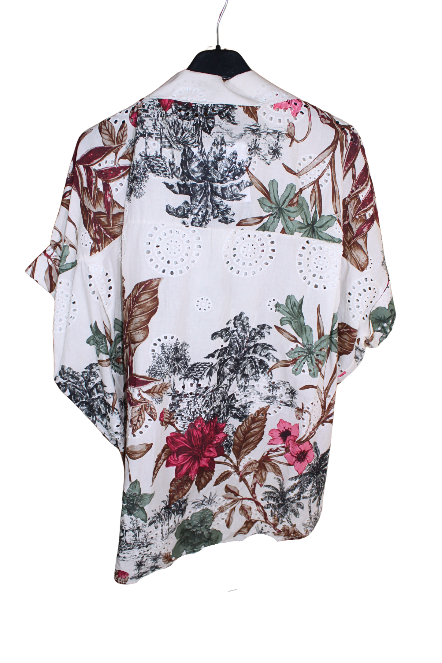 Camicia Wild in pizzo Sangallo