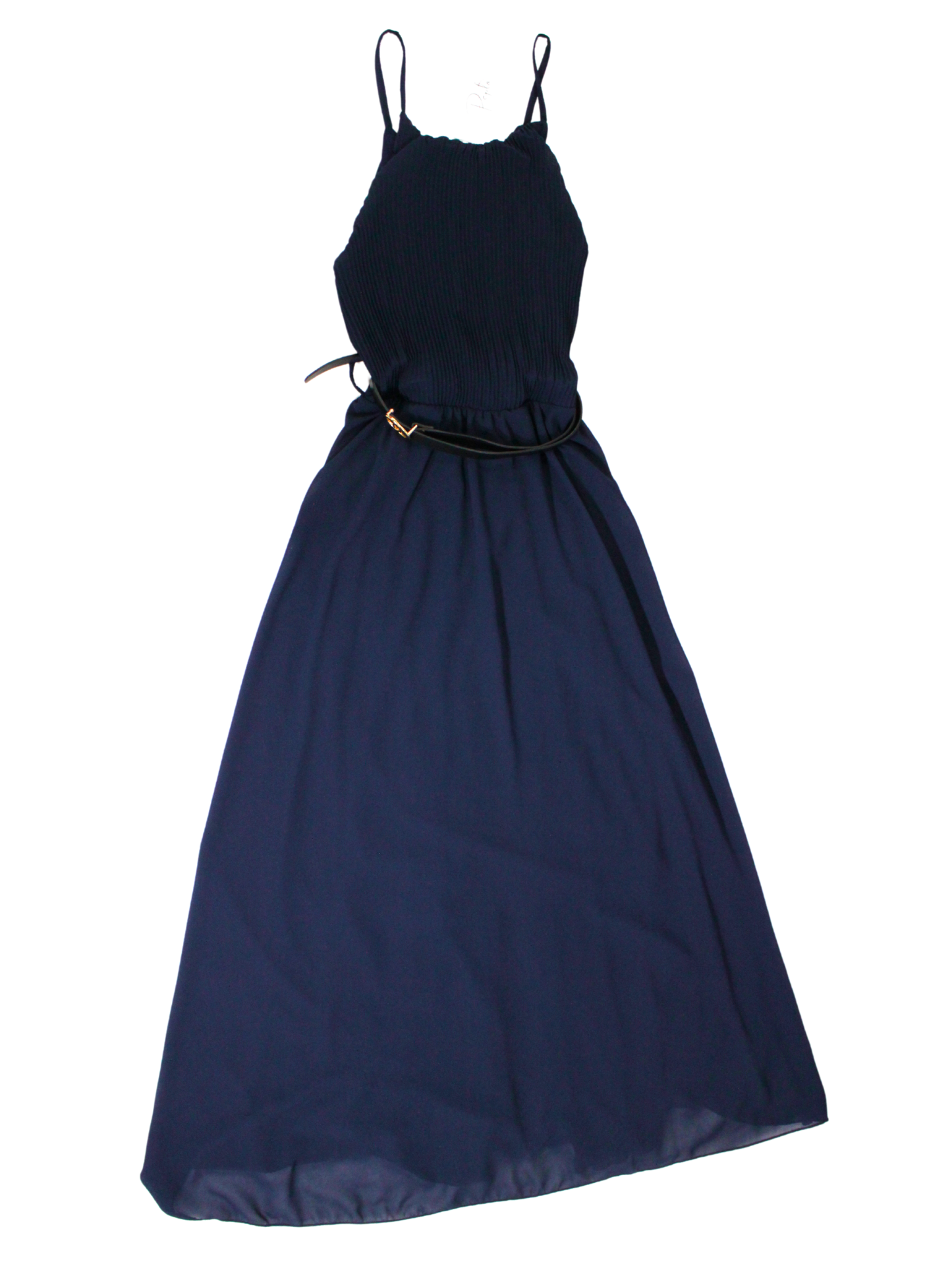 Abito longuette plissettato