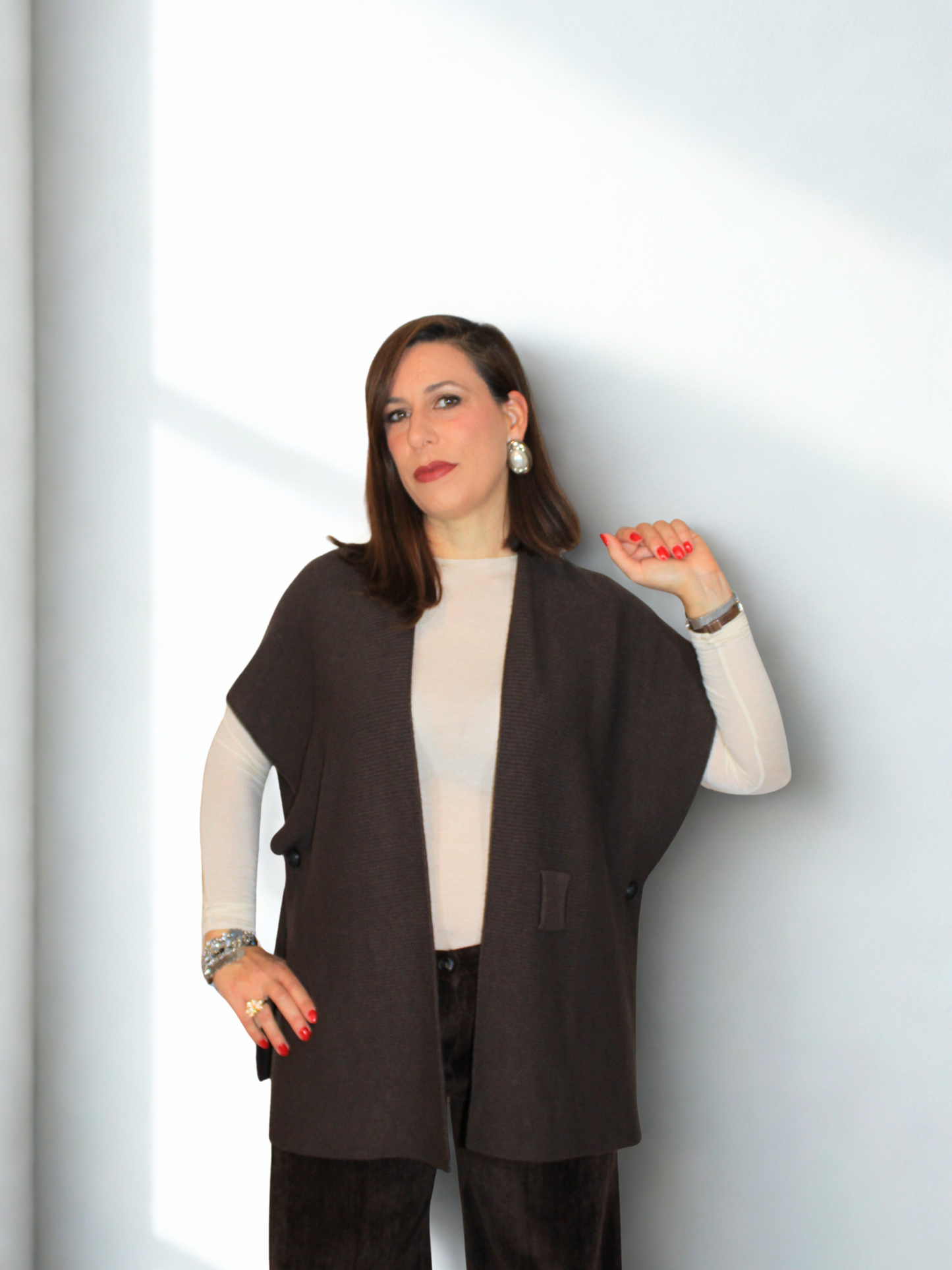 Cardigan Ashley con nodo