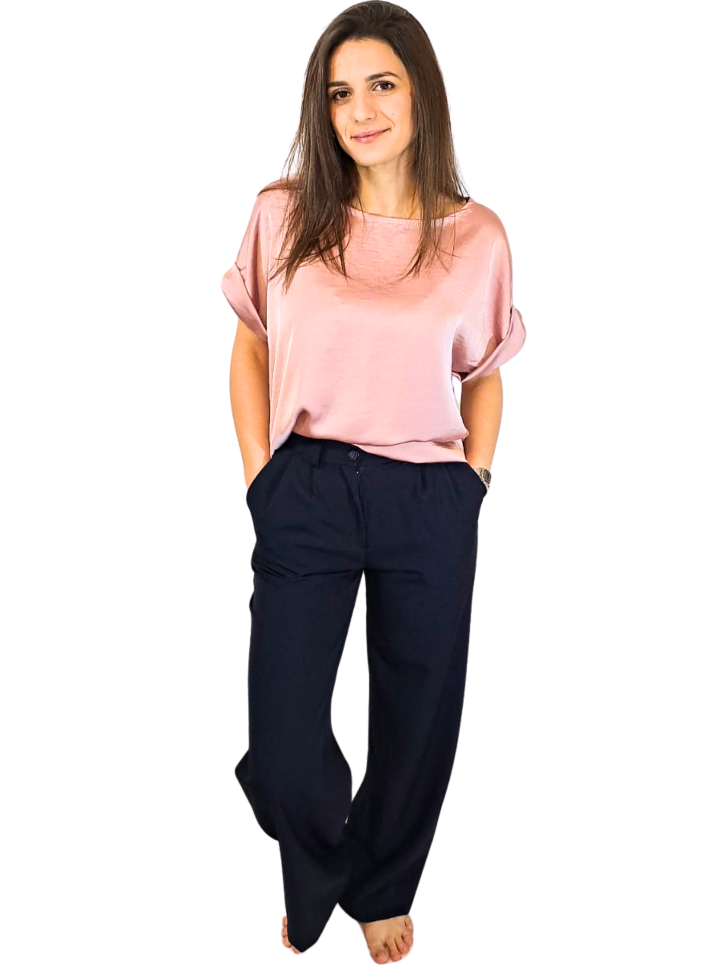 Pantalone gamba dritta