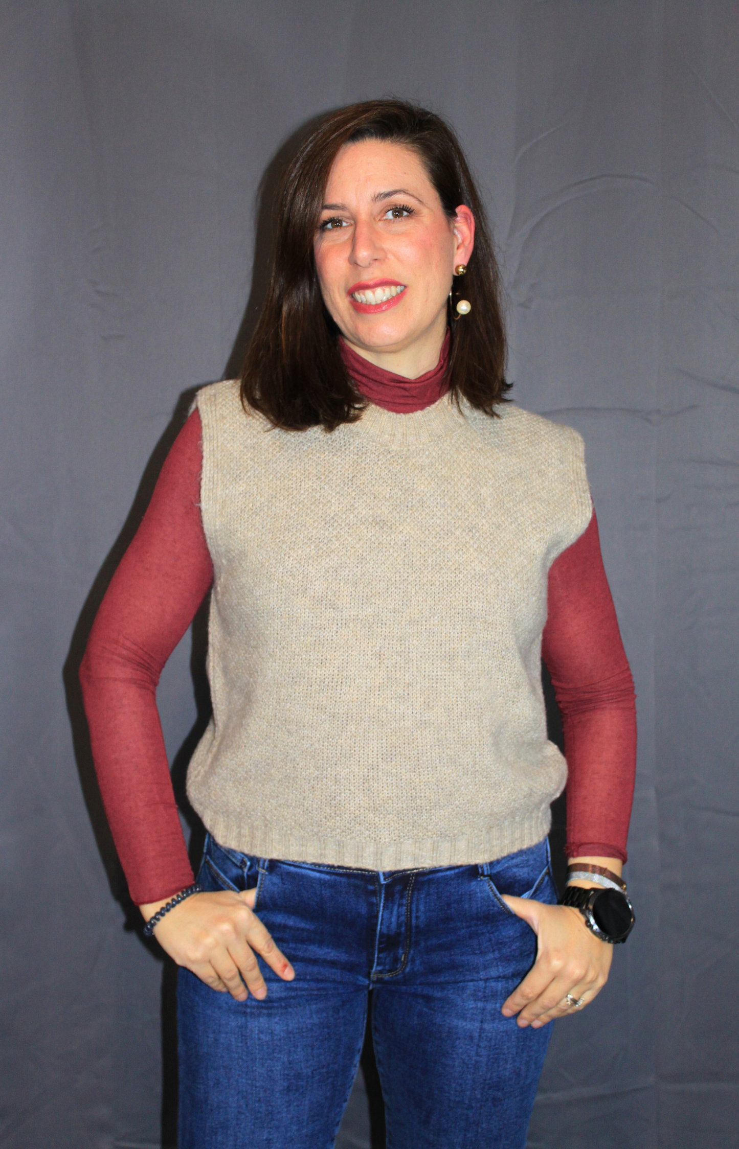 Gilet in maglia donna – comodo e versatile