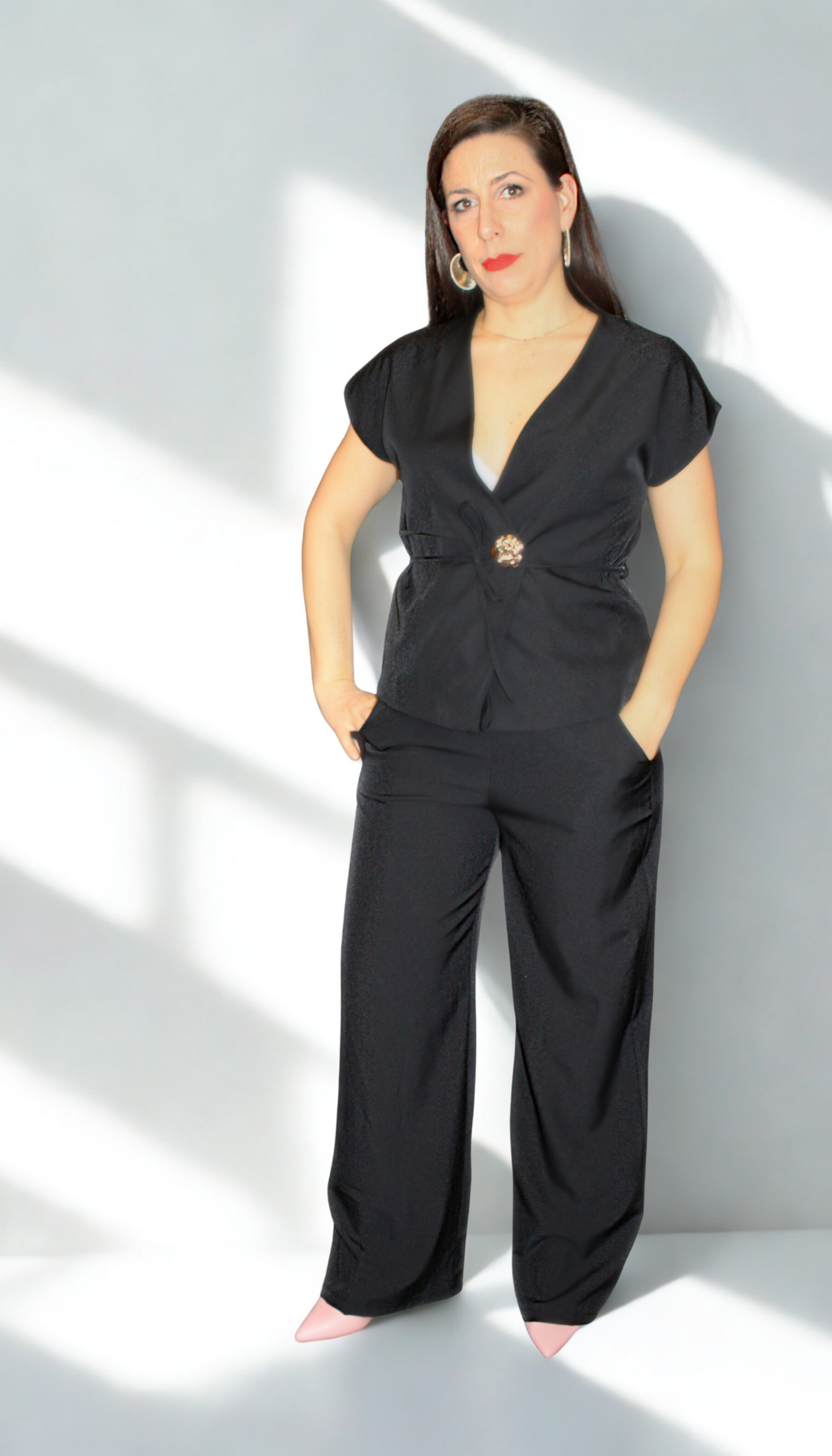 Completo donna Daisy – elegante, femminile e versatile – Peplo