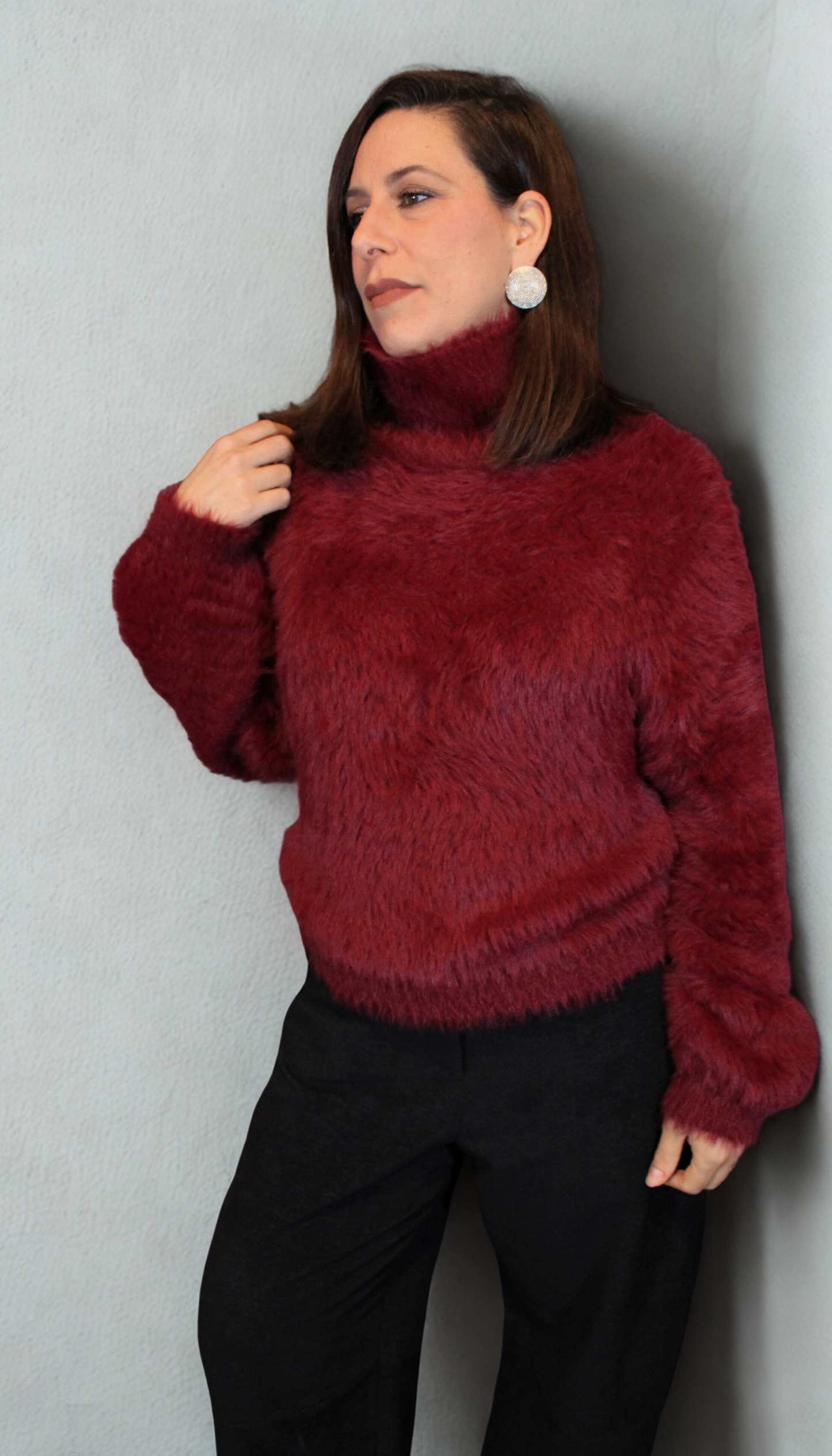 Maglione donna furry – morbido, caldo e chic