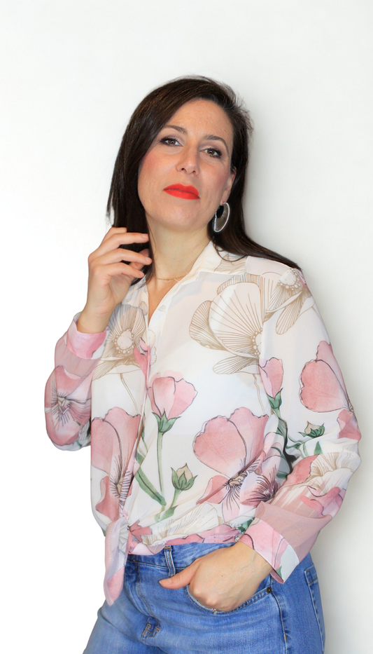 Camicia donna Tulli – elegante, femminile e versatile – Peplo