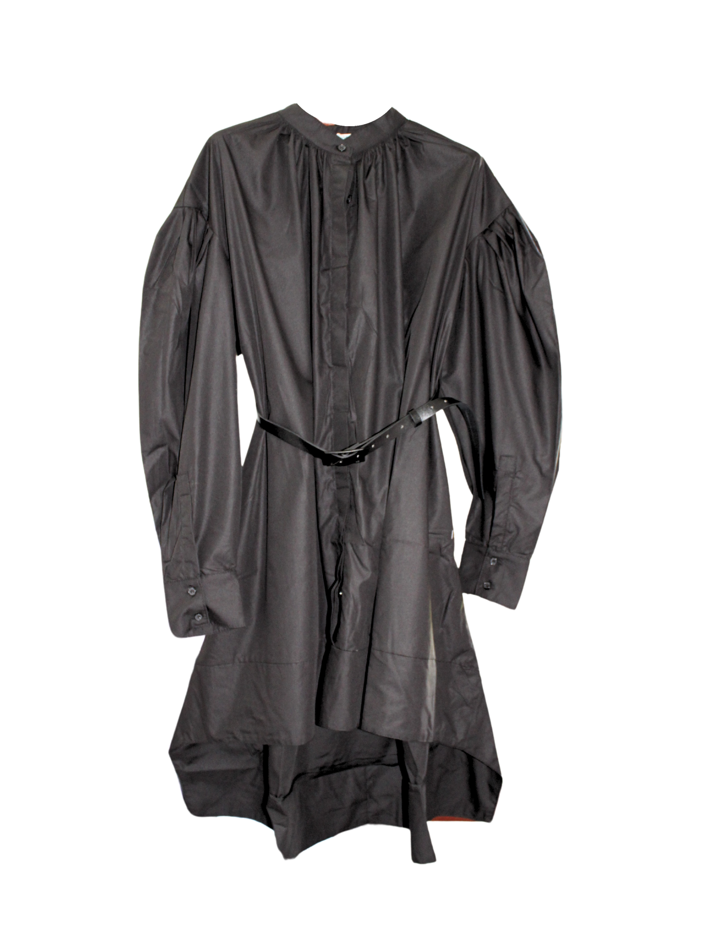 Abito asimmetrico manica a palloncino