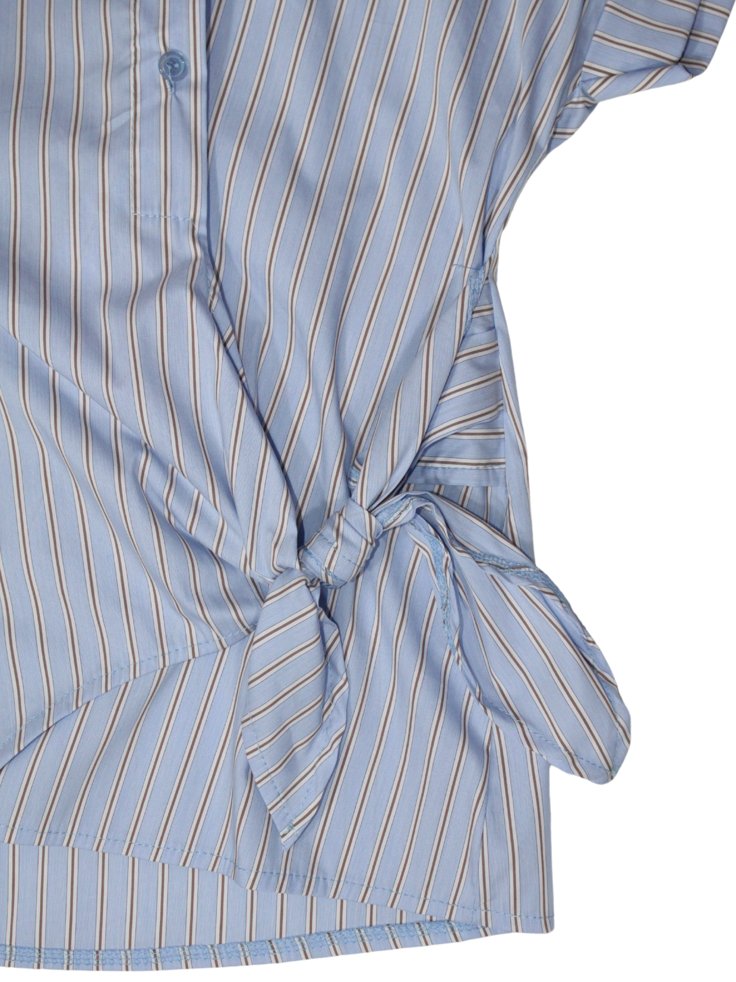 Camicia asimmetrica con fiocco