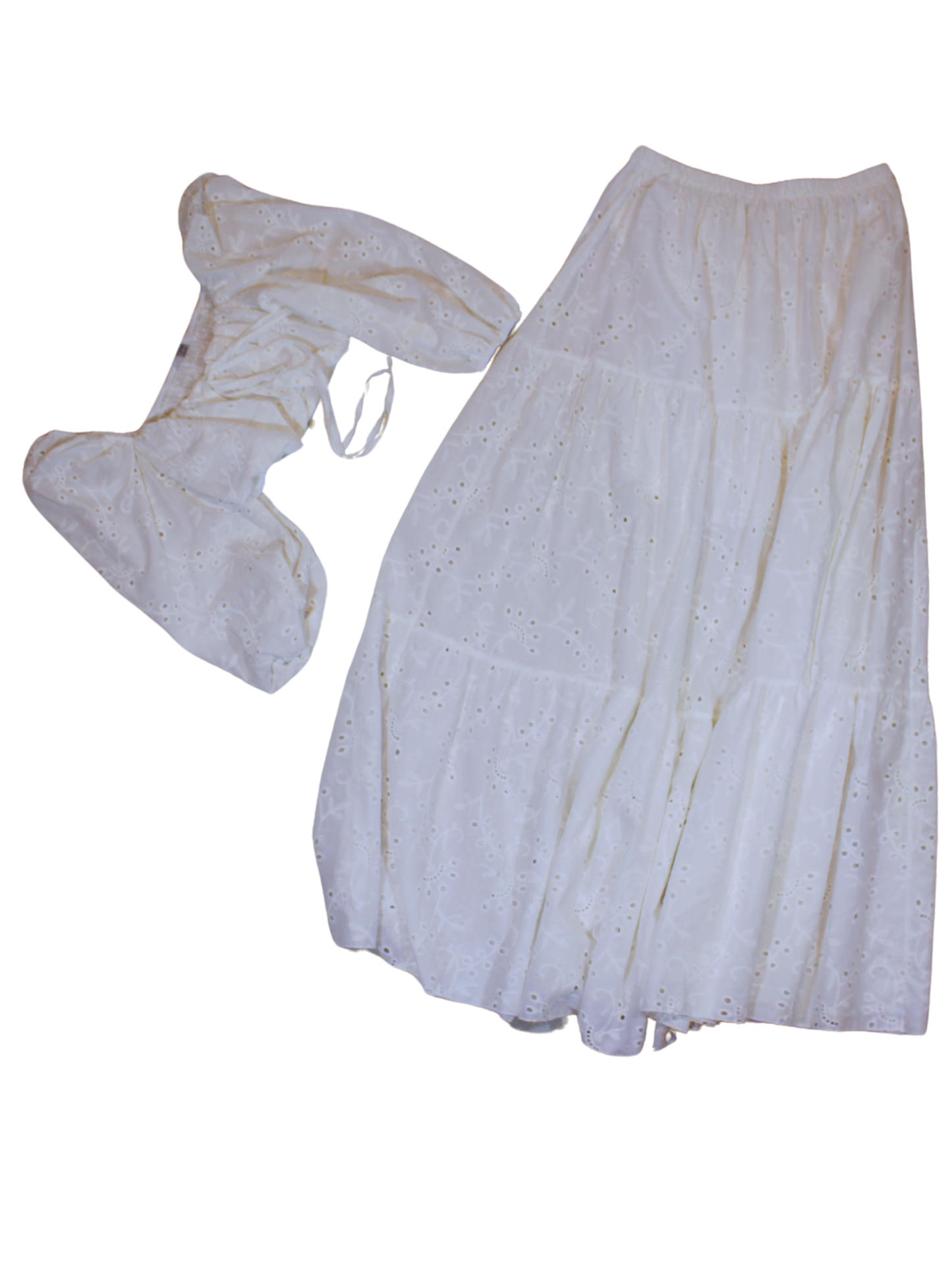 Completo in pizzo Sangallo