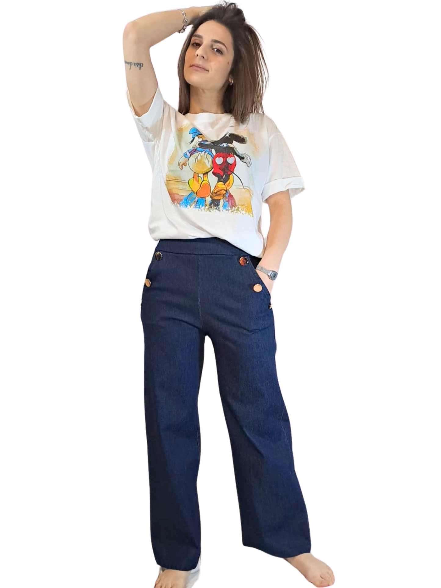 Pantalone Gold effetto Jeans Gold
