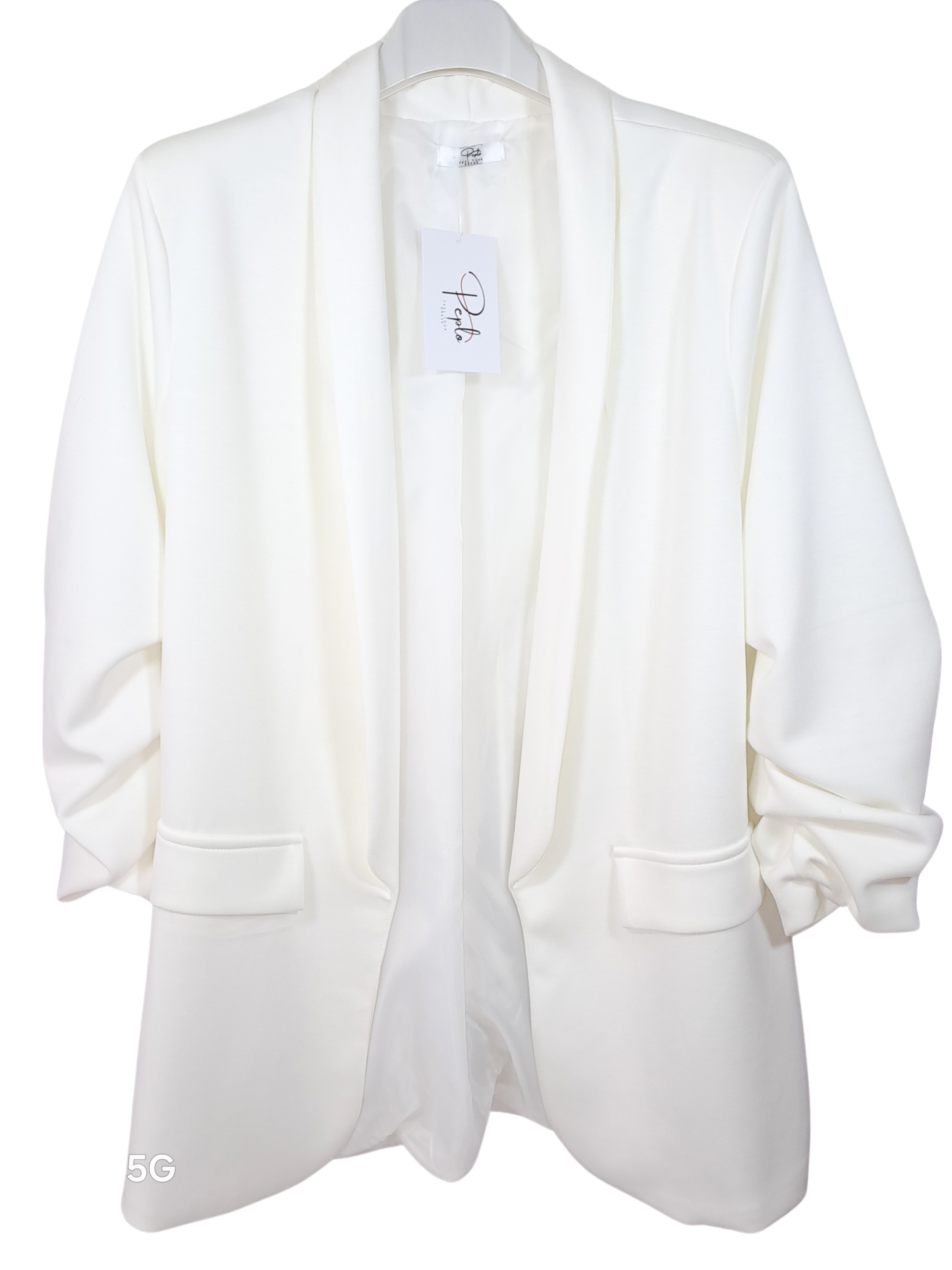 Giacca manica arricciata