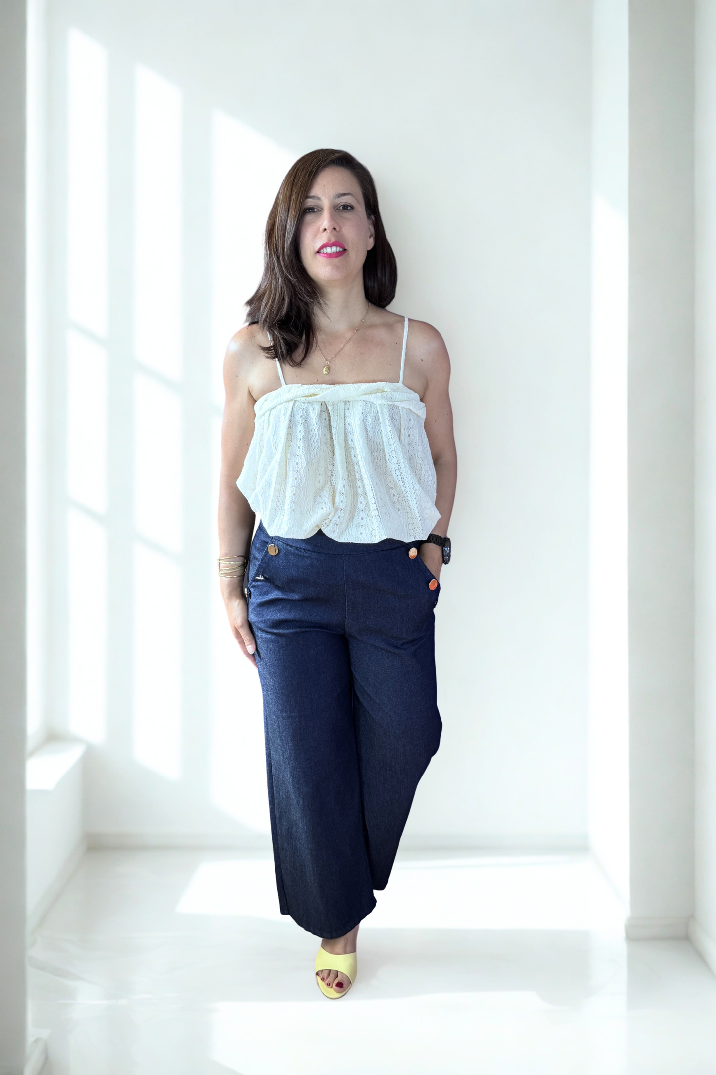 Pantalone Gold effetto Jeans Gold