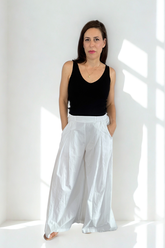 Pantalone wide lag
