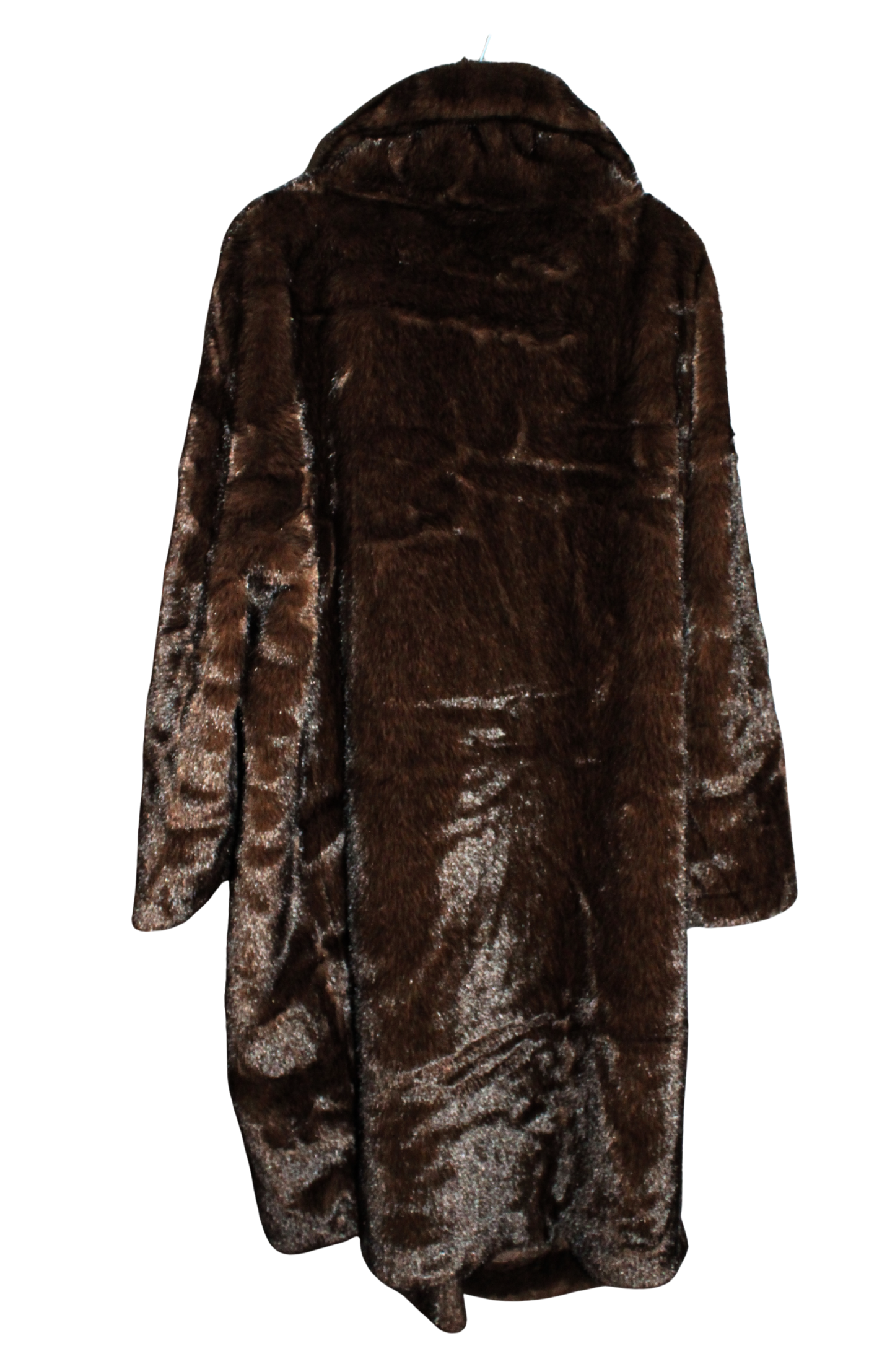 Cappotto doppiopetto donna in ecopelliccia elegante - Peplo