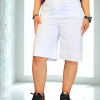 Bermuda vita alta donna - Peplo