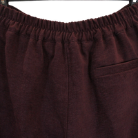 Pantalone baloon scamosciato
