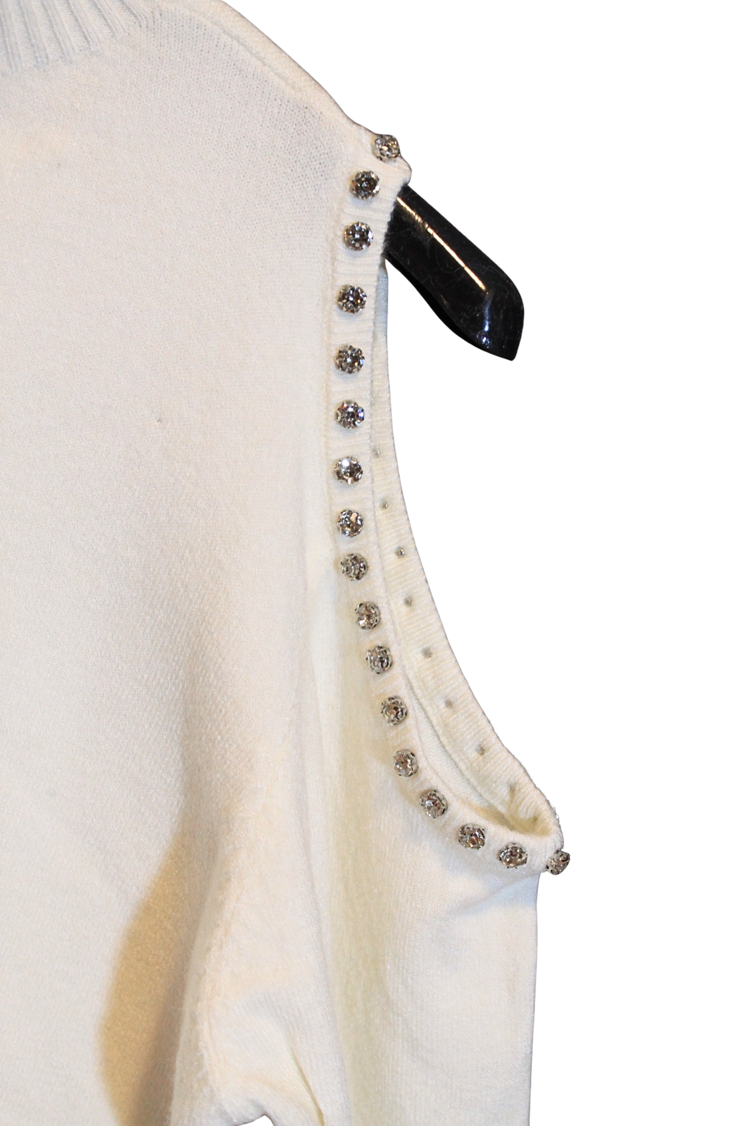 Maglione donna con spalle brillanti – comodo e chic - shoulder shine