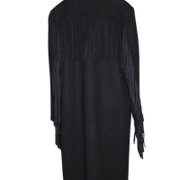 Cappotto donna con frange elegante e moderno