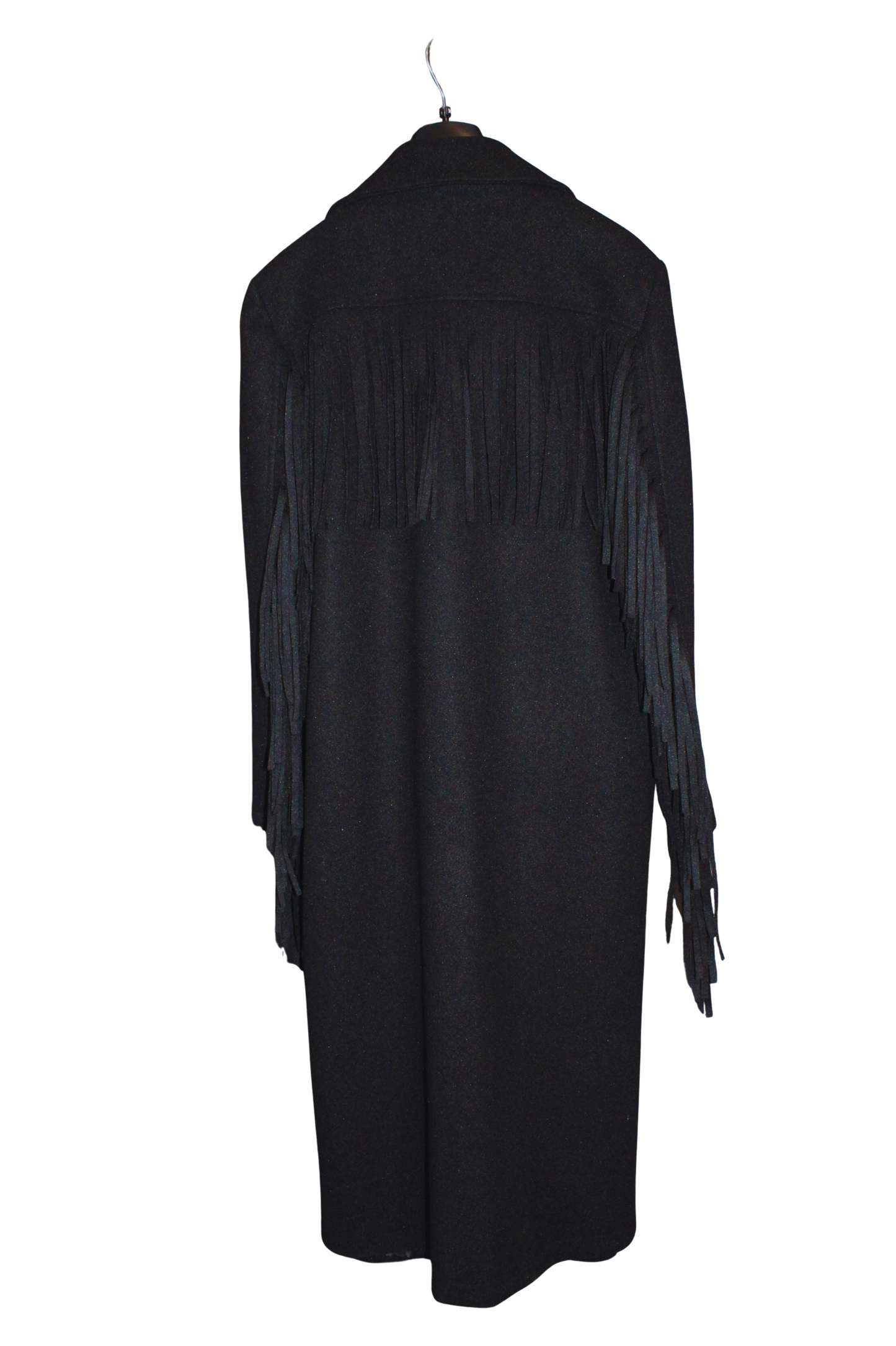 Cappotto donna con frange elegante e moderno