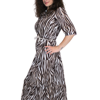 Abito Animalier zebrato