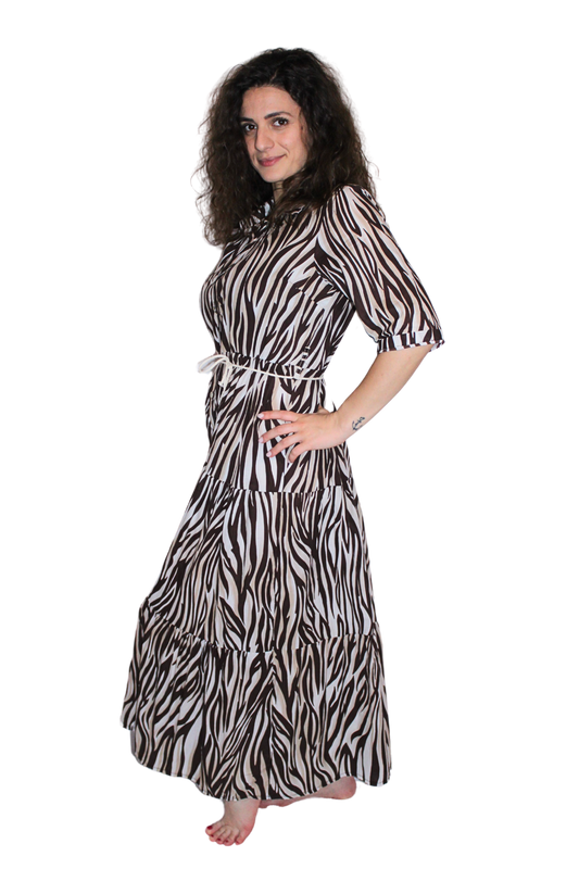Abito Animalier zebrato