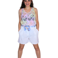 Shorts cinta foulard