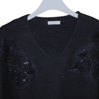 Maglione donna Flowers – morbido, femminile e chic