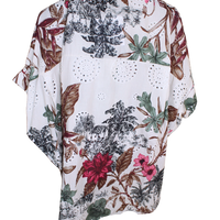Camicia Wild in pizzo Sangallo
