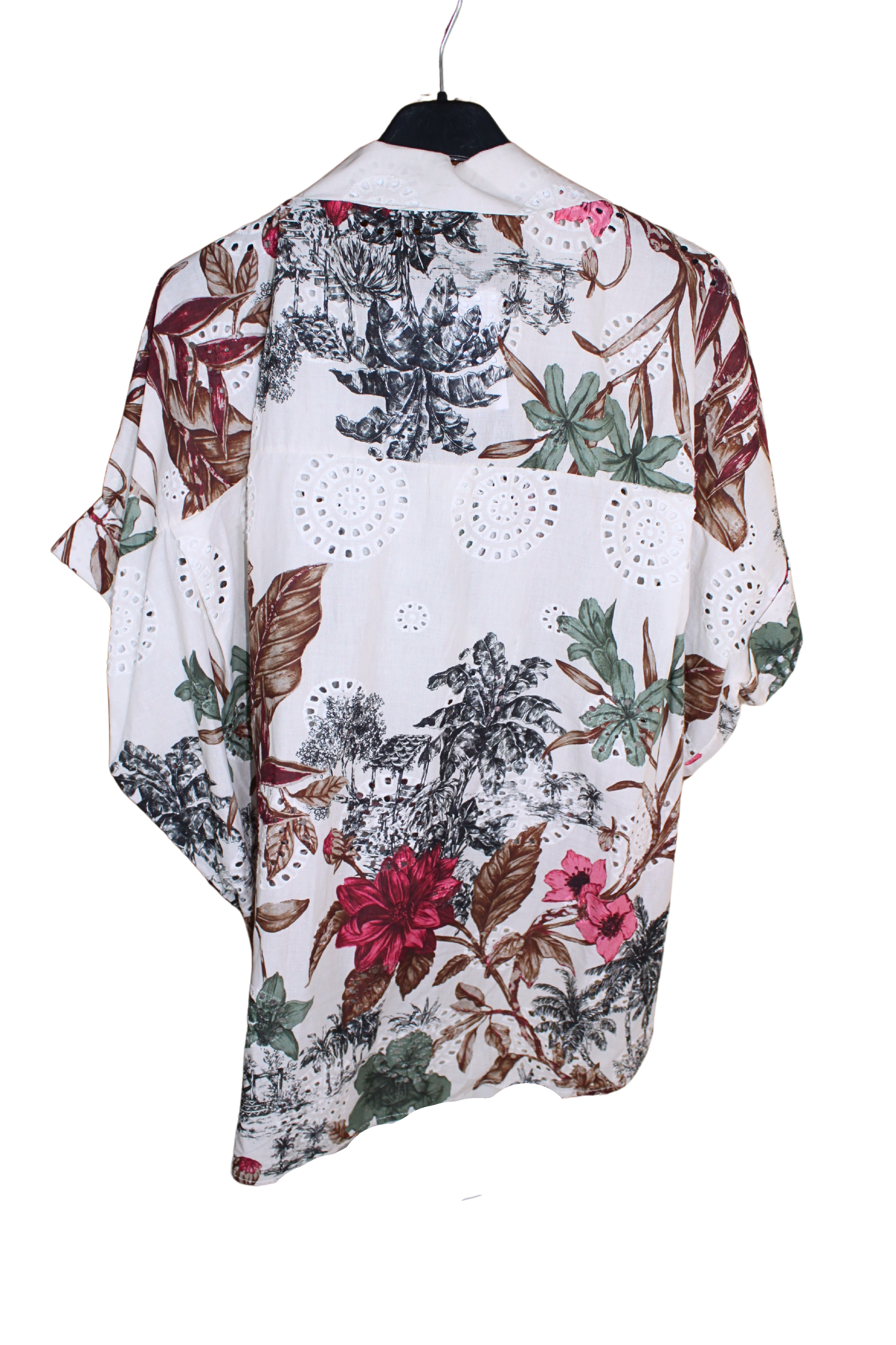 Camicia Wild in pizzo Sangallo
