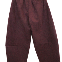 Pantalone baloon scamosciato