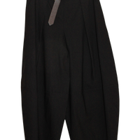 Pantalone Baloon nero e bordeaux