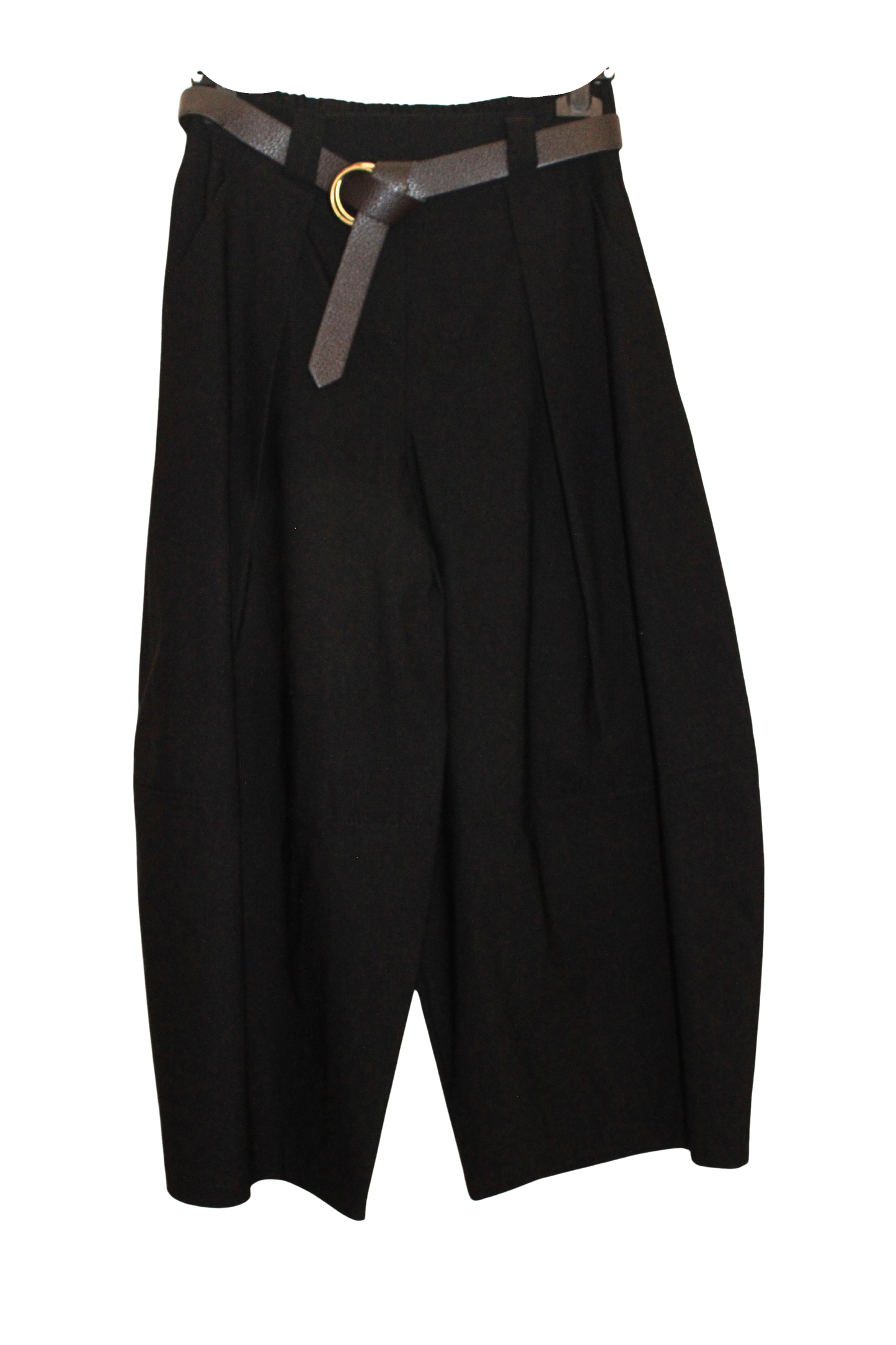 Pantalone Baloon nero e bordeaux