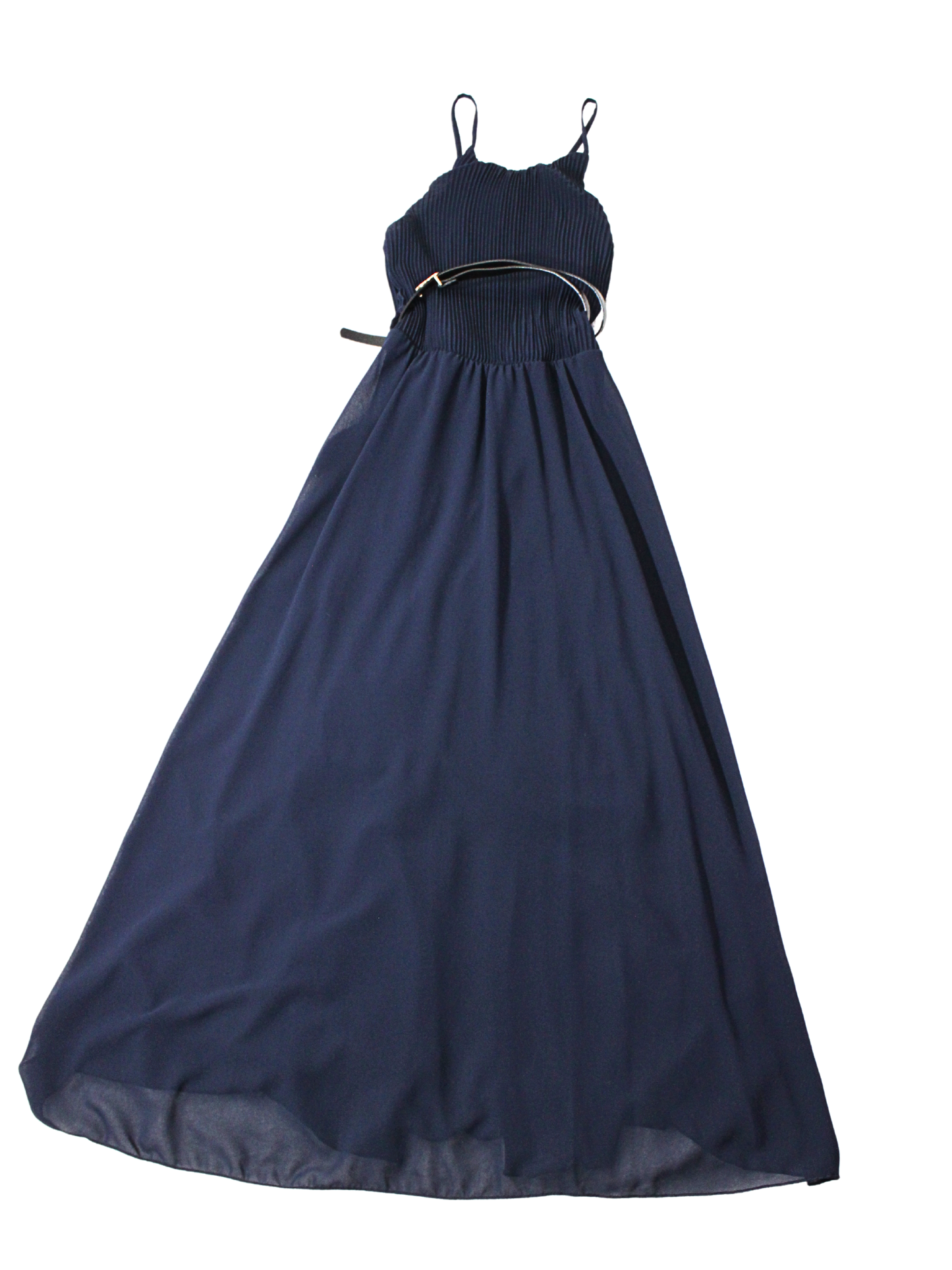 Abito longuette plissettato