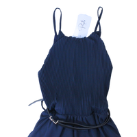 Abito longuette plissettato