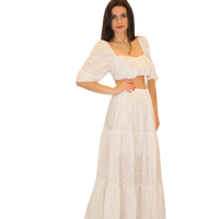 Completo in pizzo Sangallo