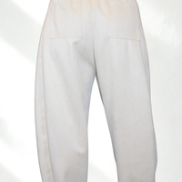 Pantalone donna Ballon effetto scamosciato – comodo e chic – Peplo