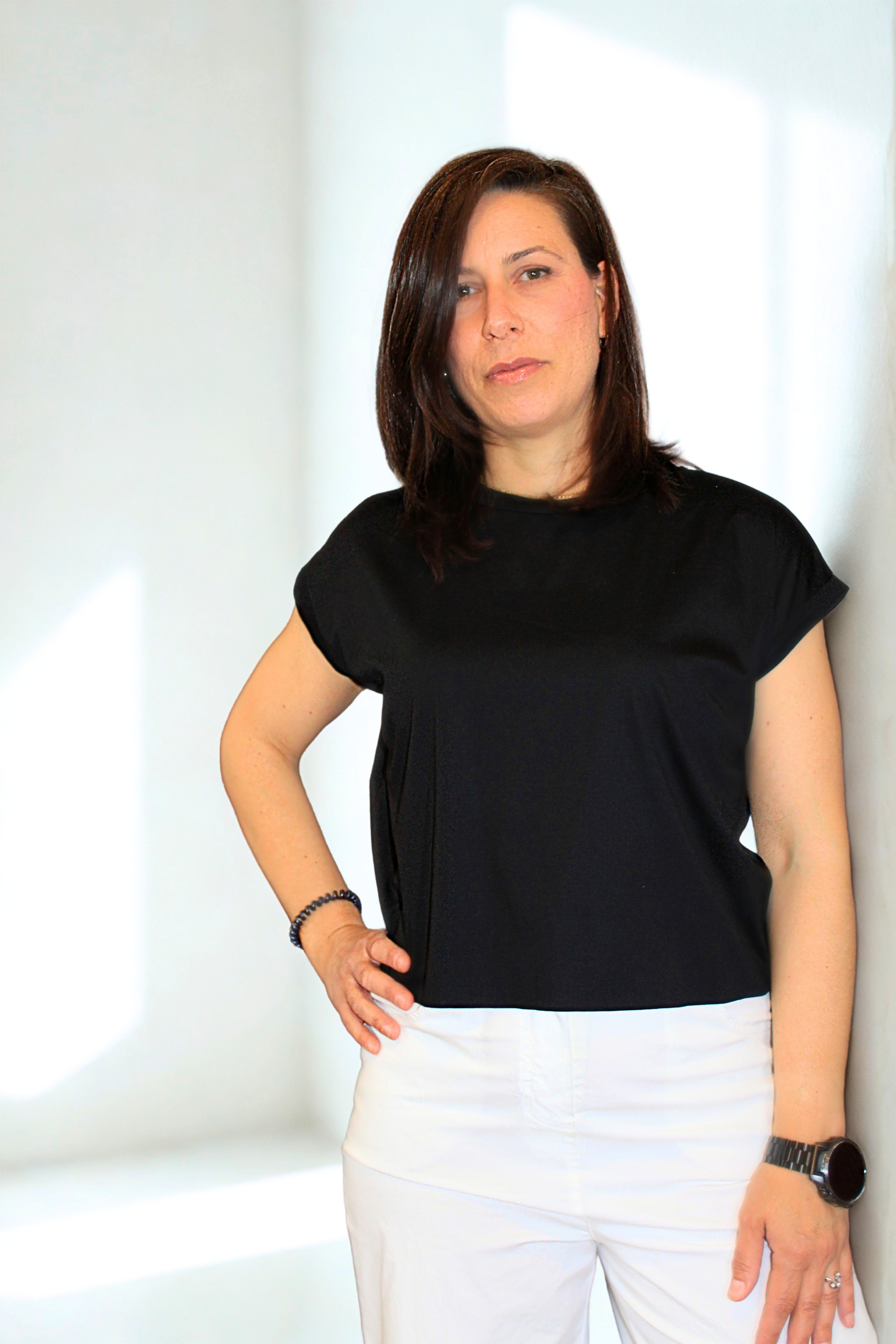 T-Shirt taglio vivo donna in cotone morbido e versatile - Peplo