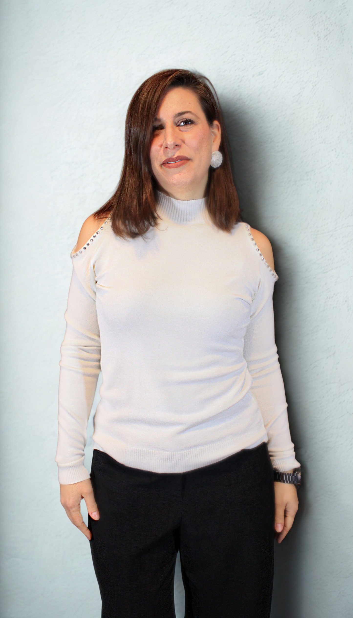 Maglione donna con spalle brillanti – comodo e chic - shoulder shine