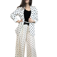 Giacca Pois bianca e nera