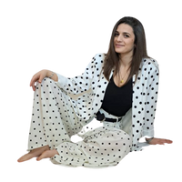 Giacca Pois bianca e nera