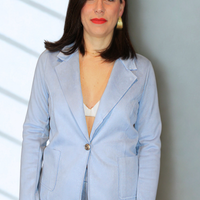 Giacca donna con bottoni gioiello – elegante e chic – Peplo