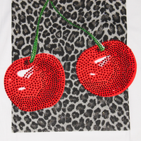 T-shirt cherry animalier