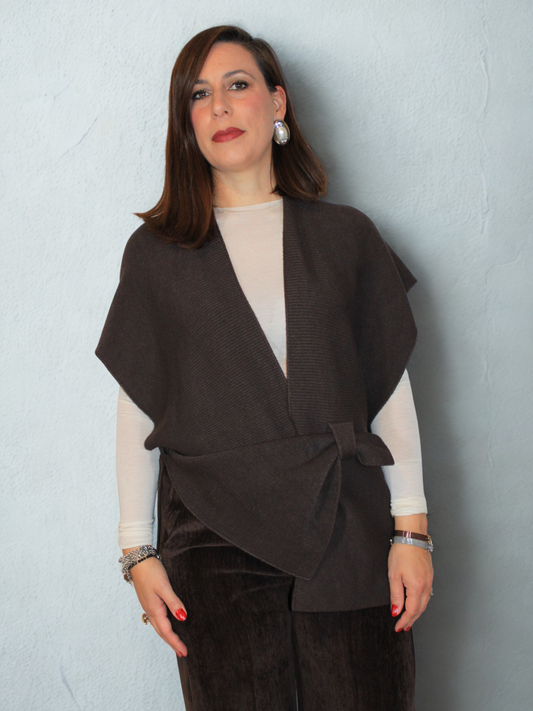 Cardigan Ashley con nodo