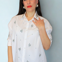 Camicia donna Jewel – elegante con dettagli gioiello – Peplo