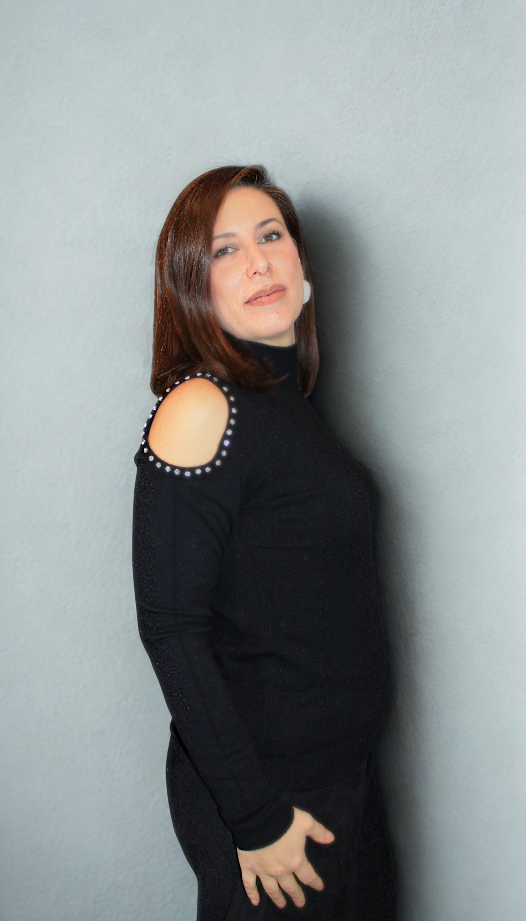 Maglione donna con spalle brillanti – comodo e chic - shoulder shine