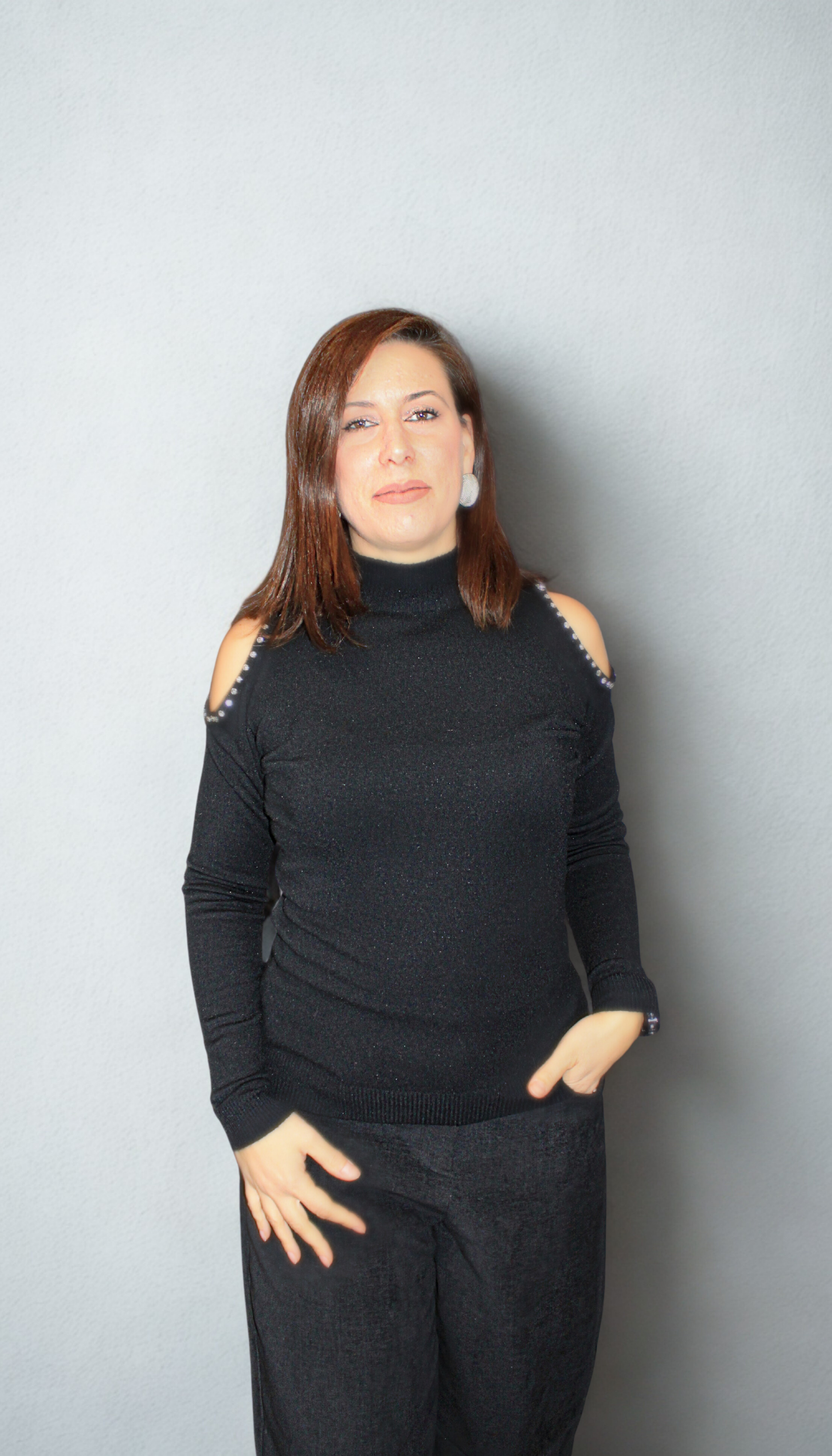 Maglione donna con spalle brillanti – comodo e chic - shoulder shine