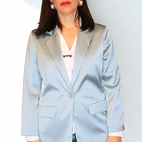 Giacca donna effetto raso – elegante e chic – Peplo