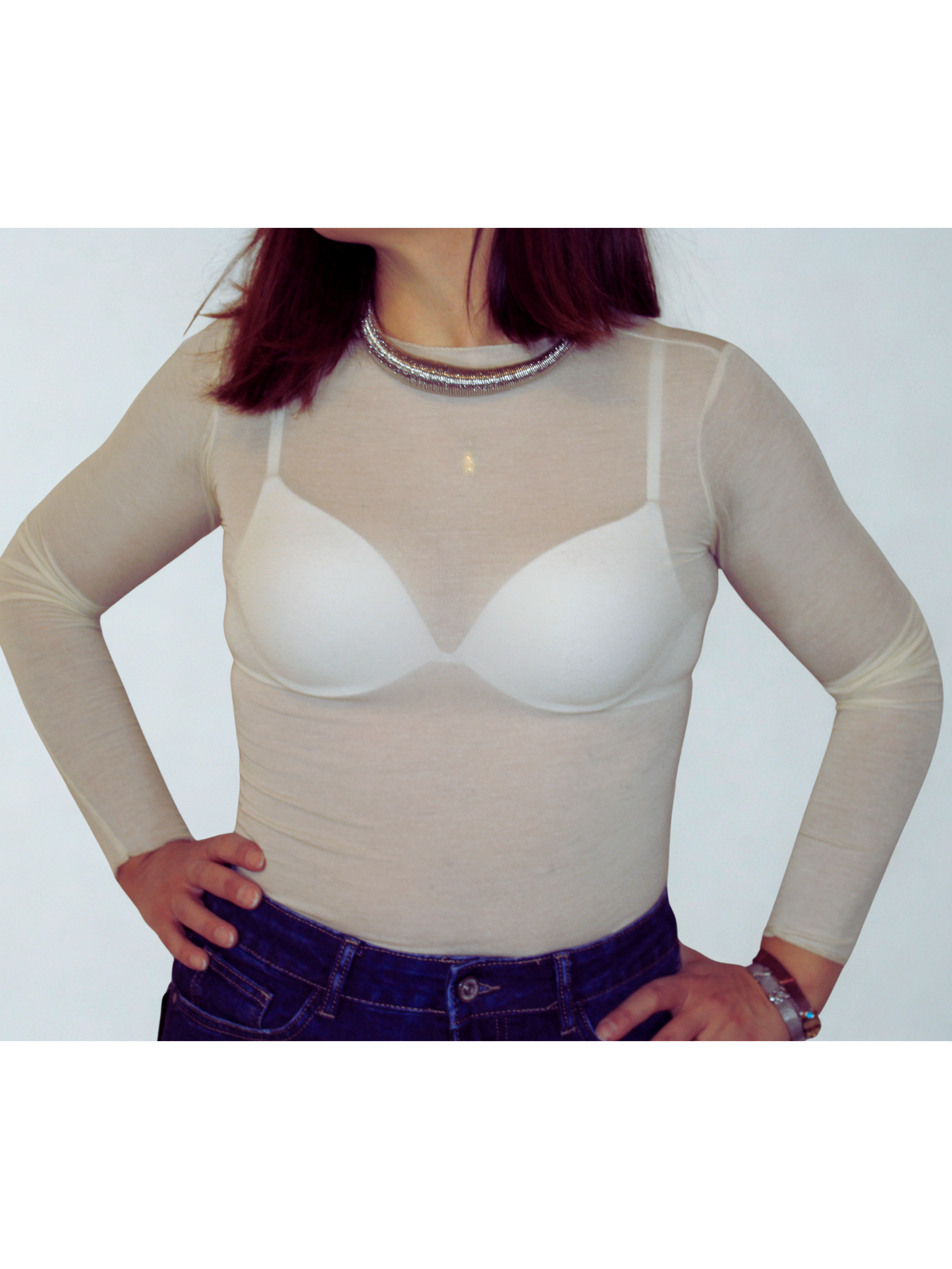 Maglia donna stile underwear – morbida e versatile