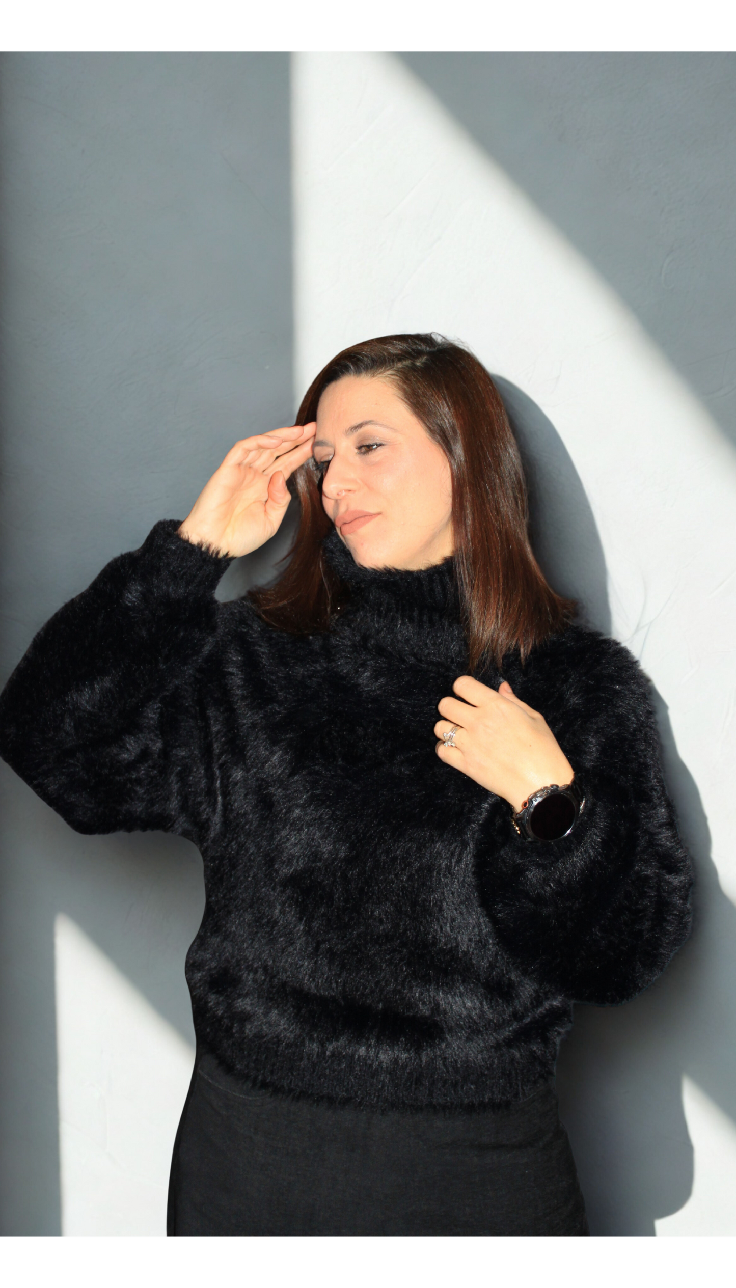 Maglione donna furry – morbido, caldo e chic