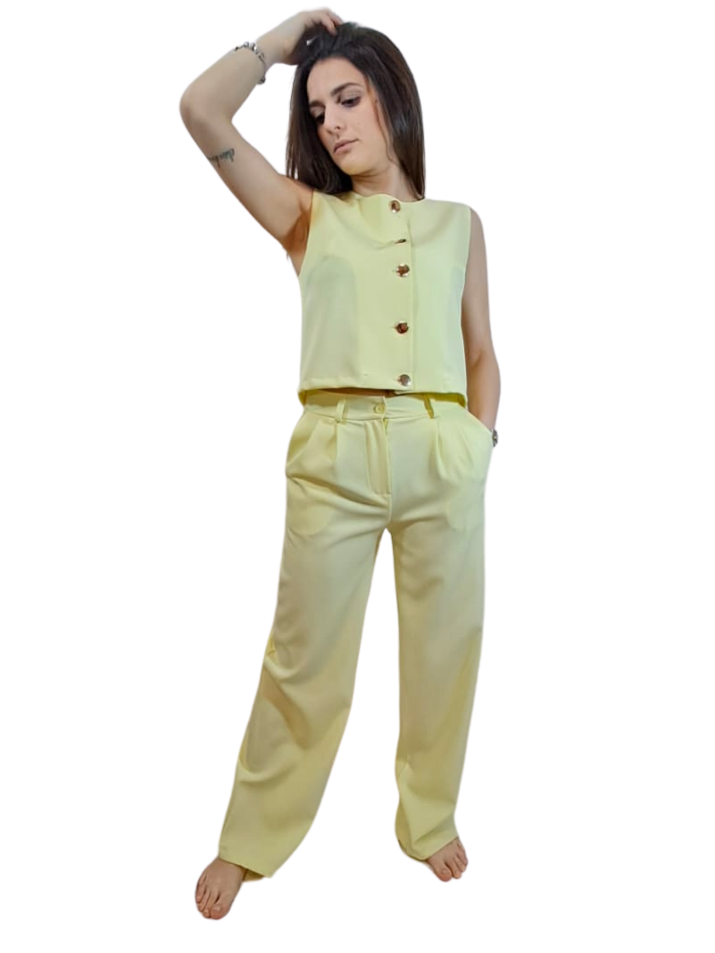 Pantalone gamba dritta